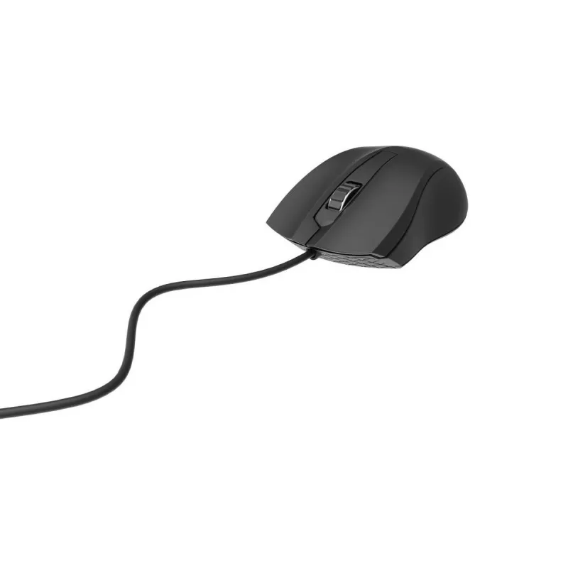 Juhtmega mõlemakäeline optiline hiir Gembird MUS-3B-01 — USB Type-A, 1000 DPI, 3 nuppu, must