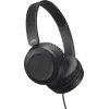 JVC Powerful Sound juhtmega kõrvaklapid, must, juhtmega, 10 - 26000 Hz, kõned/muusika, 140 g, peakomplekt, must