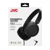 JVC Powerful Sound juhtmega kõrvaklapid, must, juhtmega, 10 - 26000 Hz, kõned/muusika, 140 g, peakomplekt, must