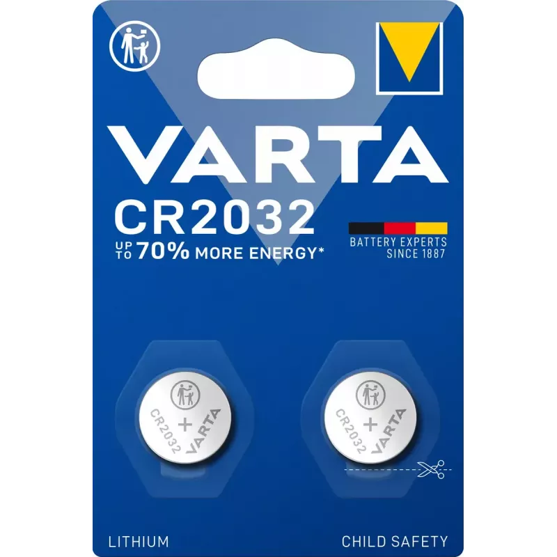 Ühekordne patarei Varta 06032 CR2032 liitium