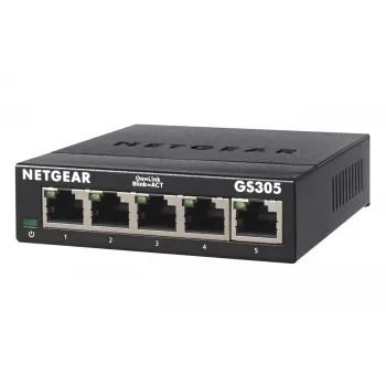 NETGEAR GS305 Haldamatu L2 Gigabit Ethernet (10/100/1000) Must