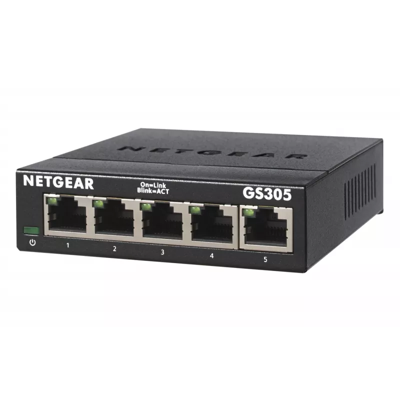 NETGEAR GS305 Haldamatu L2 Gigabit Ethernet (10/100/1000) Must