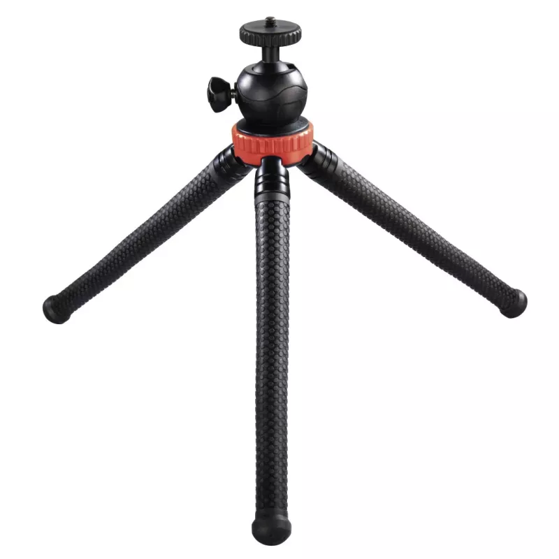 Hama “FlexPro” statiiv nutitelefonile/action-kaamerale 3 jalga must, punane