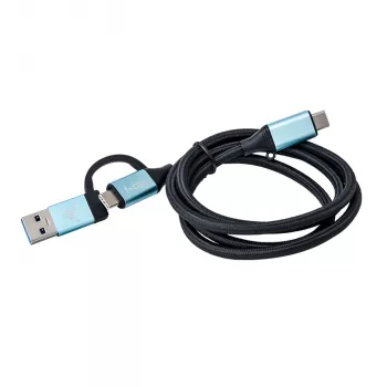 USB-C-kaabel USB-C-le integreeritud USB 3.0 adapteriga i-tec C31USBCACBL