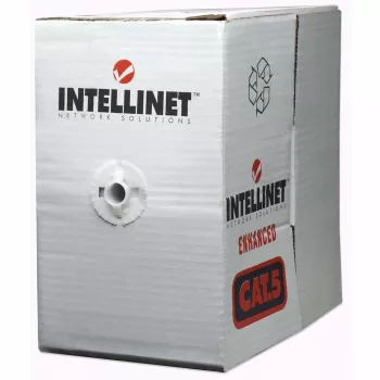 Intellinet võrk Bulk Cat6 kaabel, 23 AWG, Solid Wire, 305m, hall, CCA, U/UTP, Box
