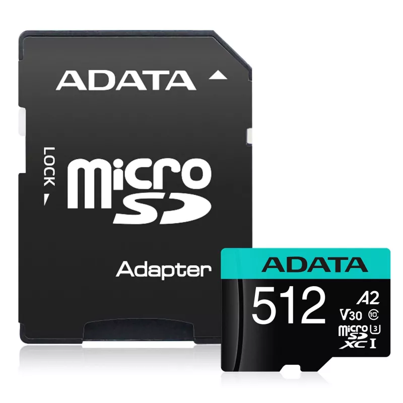 ADATA Premier Pro 512 GB microSDXC Class 10 mälukaart