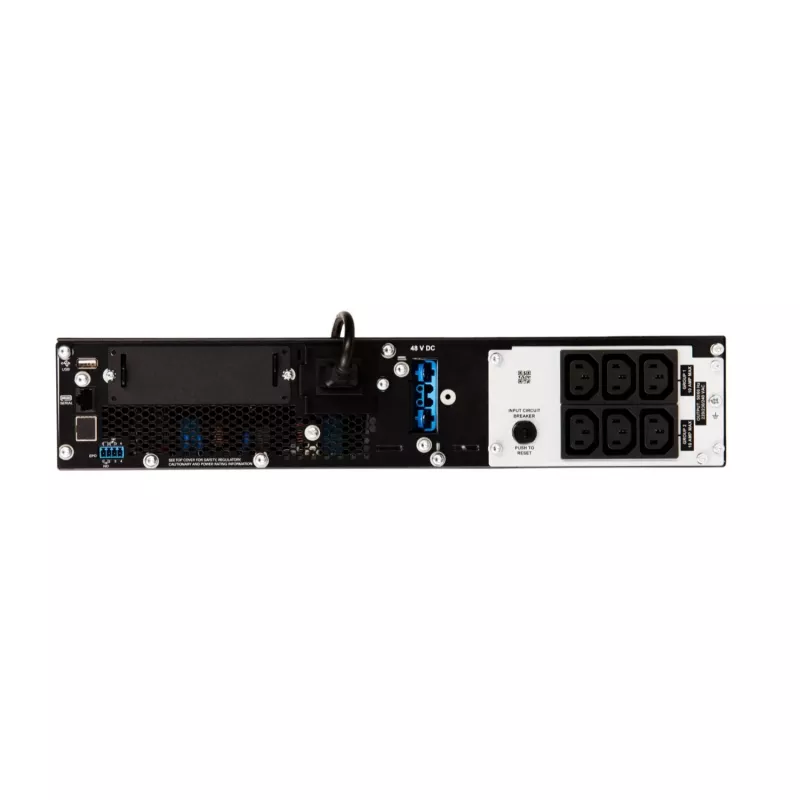 APC Smart-UPS On-Line, 1500VA/1500W, Rackmount 2U, 230V, 6x C13 IEC pistikupesa, SmartSlot, pikendatud tööaeg, koos riiulikomplektiga