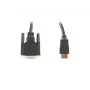 LANBERG Hdmi(m)->DVI-d(m)(24+1) kaabel Dual Link With Gold-plated 4k Pistikud - 3m Must