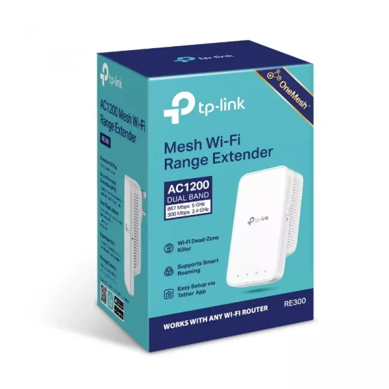 Võrgukordisti TP-Link AC1200 Mesh Wi-Fi leviala laiendaja