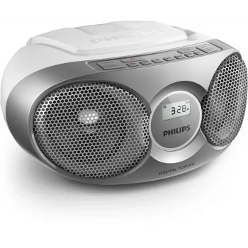 Philips AZ215S/12 kaasaskantav stereosüsteem 3 W FM Hõbedane