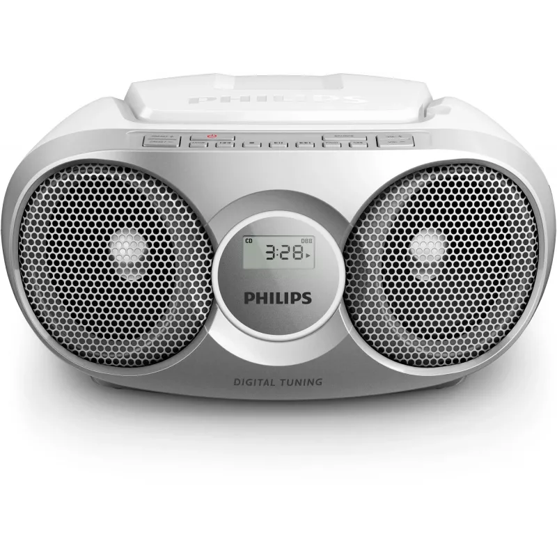 Philips AZ215S/12 kaasaskantav stereosüsteem 3 W FM Hõbedane