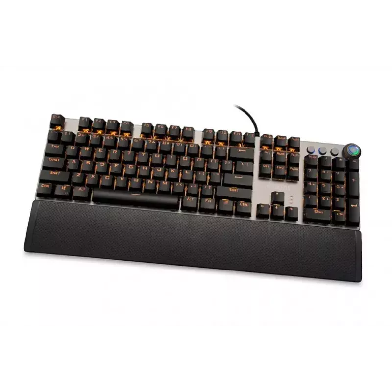 Juhtmega mehaaniline mänguklaviatuur IBOX AURORA K-4 — QWERTY, 108 klahvi, reguleeritav LED-taustvalgustus, veekindel, USB, 1,6 m kaabel