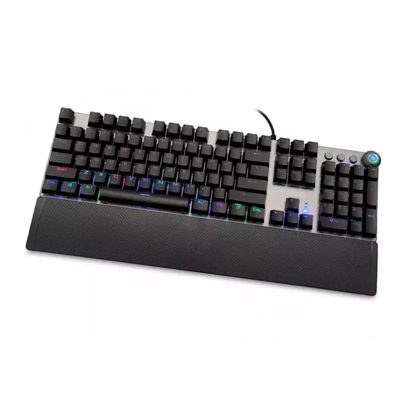 Juhtmega mehaaniline mänguklaviatuur IBOX AURORA K-4 — QWERTY, 108 klahvi, reguleeritav LED-taustvalgustus, veekindel, USB, 1,6 m kaabel