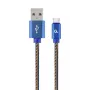 GEMBIRD Premium Jeans (denim) Type-C USB-kaabel metallpistikutega, 1 m, sinine