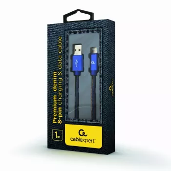 Lightning kaabel Cablexpert CC-USB2J-AMLM-1M-BL