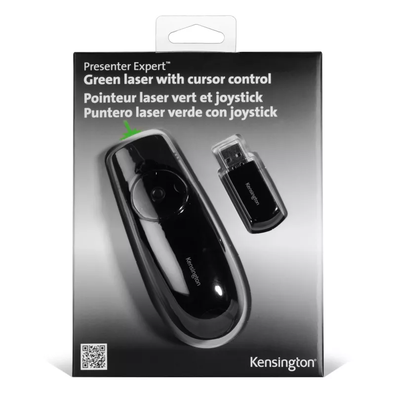 Kensington Presenter Expert juhtmevaba kursori juhtimine rohelise laseriga