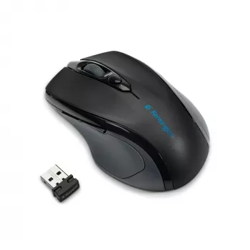 Kensington Pro Fit Mid-Size juhtmeta hiir, paremakäeline, optiline, RF-juhtmeta, 1600 DPI, must