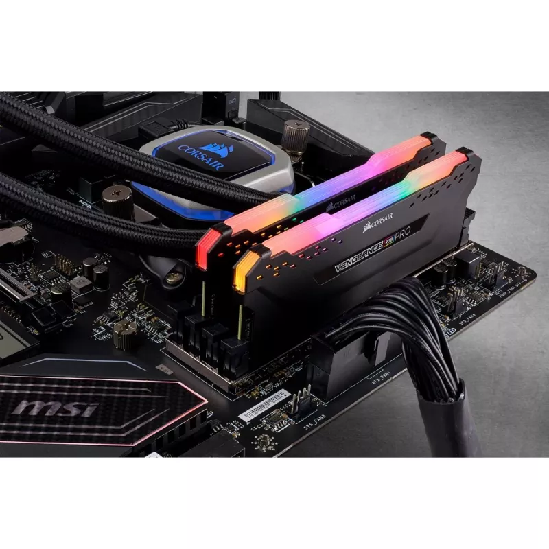 CORSAIR mälu 16GB DDR4 3200MHz 2x8GB DIMM C16 Vengeance RGB Pro - Must
