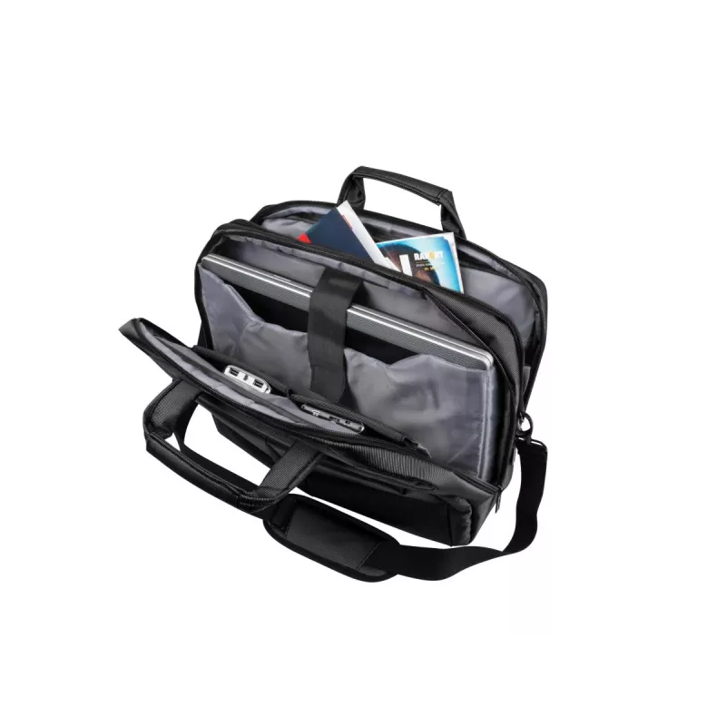 Kohver NATEC Gazelle 39,6 cm (15,6 tolli) Nailon, 2 lahtriga, õlarihmaga, must