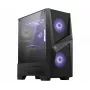MSI MAG FORGE 100M Midi-Tower Gaming arvuti korpus 'Must, 2x 120mm RGB PWM ventilaator, 1x 120mm ventilaator, 1-6 RGB jaotur, karastatud klaasist paneel, ATX, mATX, mini-ITX'