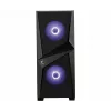 MSI MAG FORGE 100M Midi-Tower Gaming arvuti korpus 'Must, 2x 120mm RGB PWM ventilaator, 1x 120mm ventilaator, 1-6 RGB jaotur, karastatud klaasist paneel, ATX, mATX, mini-ITX'