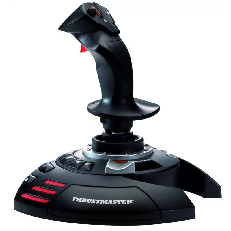 Thrustmaster T.Flight Stick X Must, Red, Silver USB Joystick Analogue PC, Playstation 3