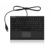 KeySonic ACK-3410 (US) klaviatuur Kontor USB US inglise Must