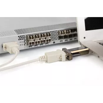 DIGITUS USB 2.0 jadamuundur, DSUB 9M kaasas USB A kaabel 80cm