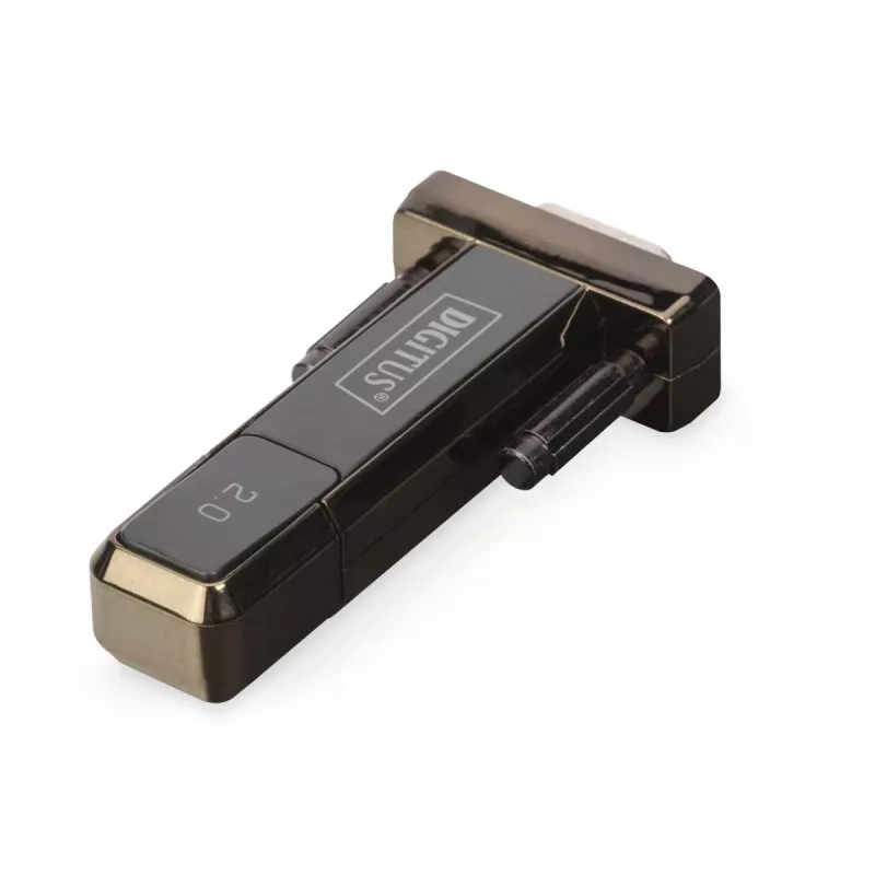 DIGITUS USB 2.0 jadamuundur, DSUB 9M kaasas USB A kaabel 80cm
