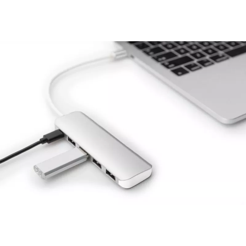 DIGITUS USB-C HUB 4-Port PD 4x USB 3.0, 1x PD Charging, hall