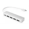 DIGITUS USB-C HUB 4-Port PD 4x USB 3.0, 1x PD Charging, hall