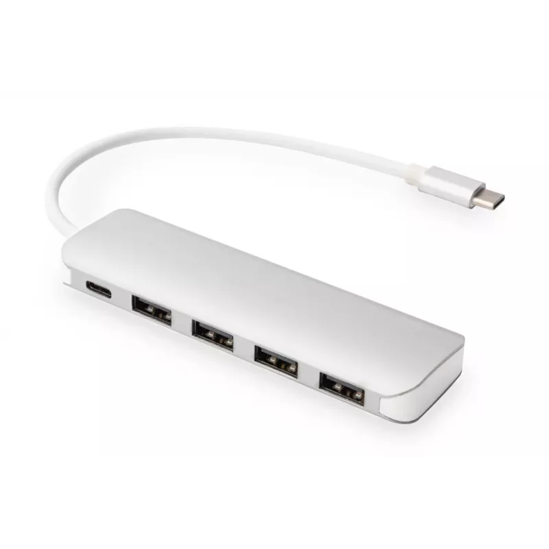 DIGITUS USB-C HUB 4-Port PD 4x USB 3.0, 1x PD Charging, hall