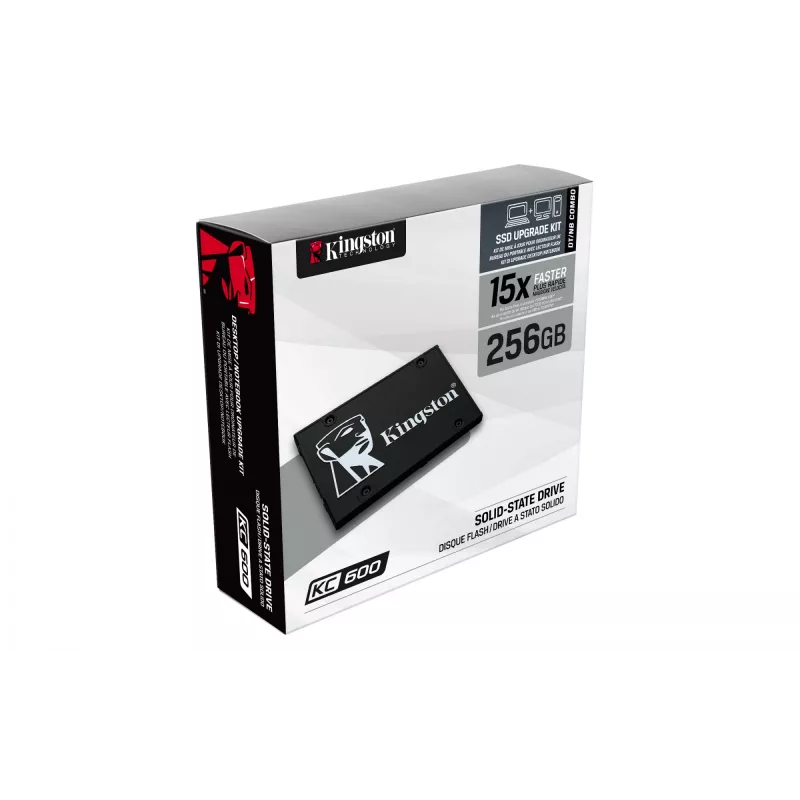 Kingston Technology 256G SSD KC600 SATA3 2.5 tolli, 256 GB, 2.5 tolli, 550 MB/s, 6 Gbit/s