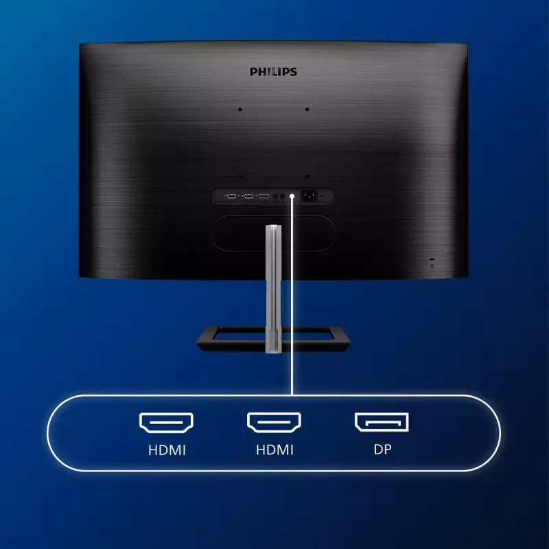 Philips E Line 328E1CA/00 arvutimonitor 80 cm (31,5 tolli) 3840 x 2160 pikslit 4K Ultra HD LCD must