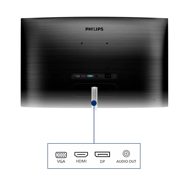 Philips E Line 325E1C/00 arvutimonitor 80 cm (31,5 tolli) 2560 x 1440 pikslit Quad HD LCD must