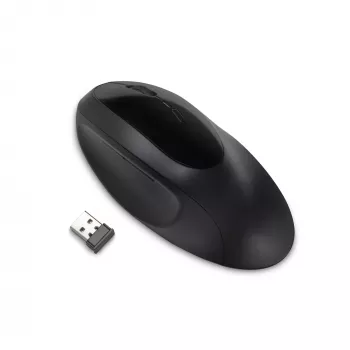 Kensington Pro Fit Ergo juhtmevaba hiir – must, paremakäeline, RF-juhtmevaba + Bluetooth, 1600 DPI, must