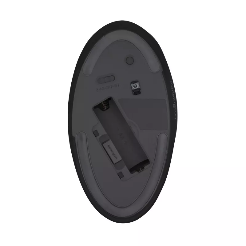 Kensington Pro Fit Ergo juhtmevaba hiir – must, paremakäeline, RF-juhtmevaba + Bluetooth, 1600 DPI, must