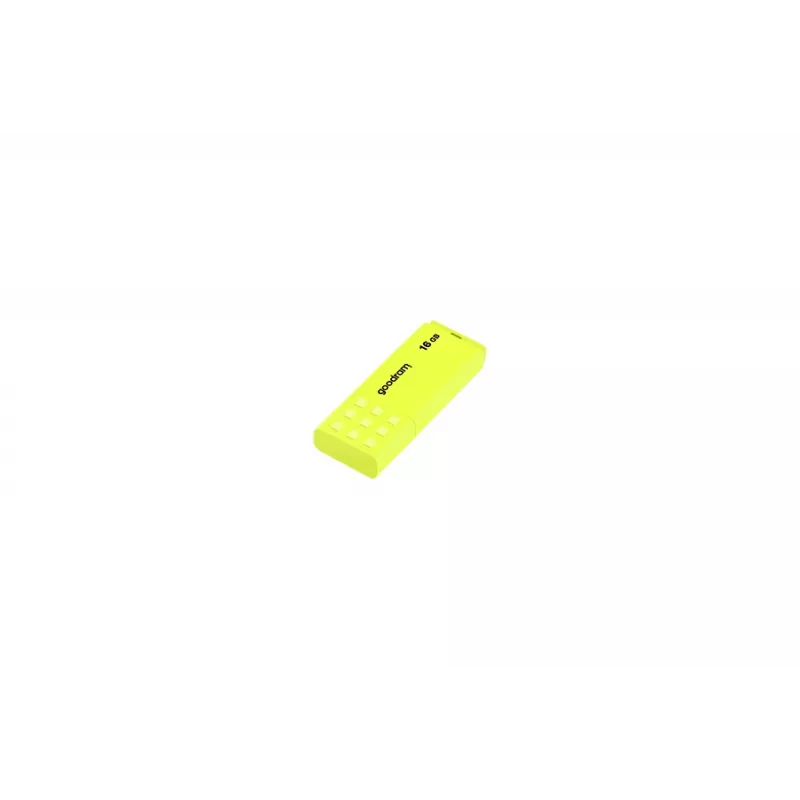 USB-mälupulk GOODRAM UME2 16 GB, USB 2.0 Type-A, kollane, 51×21 mm