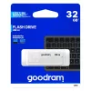 USB-mälupulk GOODRAM UME2 32 GB USB Type-A 2.0, lugemiskiirus 20 MB/s, kirjutamiskiirus 5 MB/s, valge, plastik