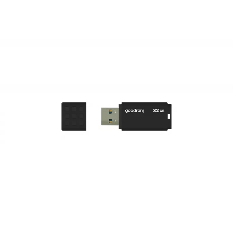 USB-mälupulk GOODRAM UME3 32 GB, USB Type-A 3.2 Gen 1, must, 51×21×9,6 mm