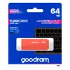 USB-mälupulk GOODRAM UME3 64GB USB Type-A 3.2 Gen 1, oranž, 60MB/s lugemine, 20MB/s kirjutamine