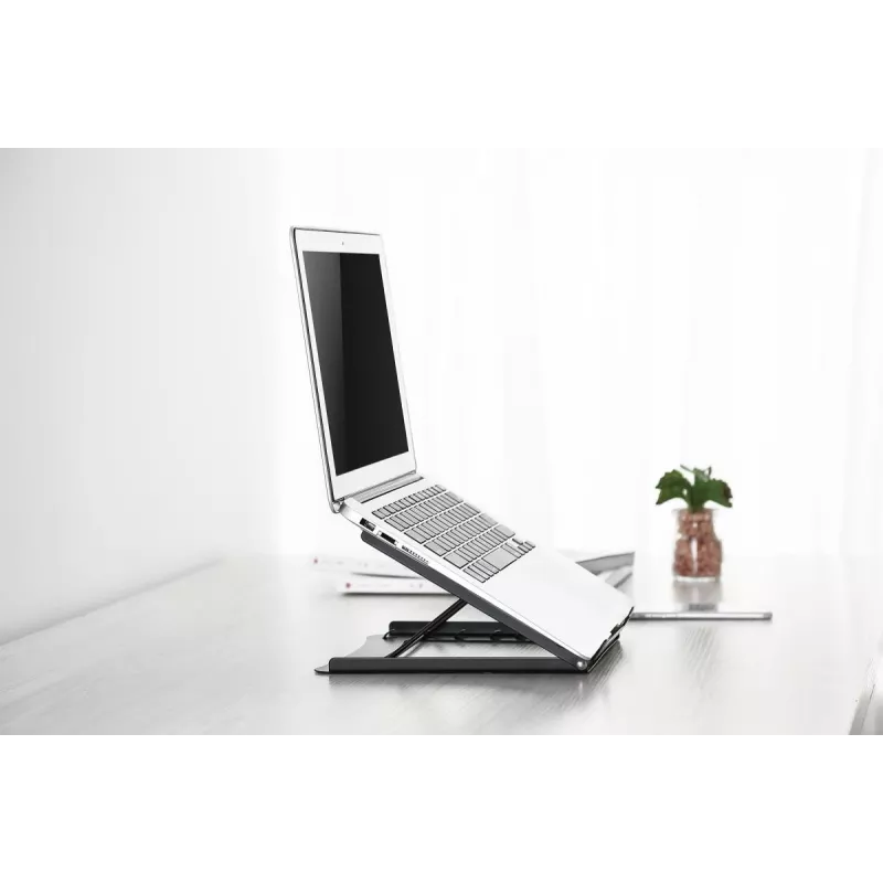 DIGITUS Kokkupandav terasest sülearvuti/tahvelarvuti alus 5 reguleerimisasendiga