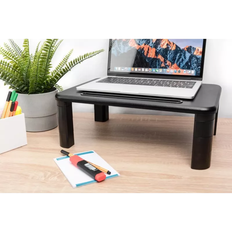 DIGITUS Reguleeritav laua pealispinna monitoritõstuk 400x280x143mm; maksimaalne koormus kuni 10kg