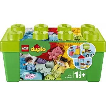 LEGO DUPLO klotsikarp 10913 — 65-osaline värviliste ehitusklotside komplekt väikelastele, vanusele 1,5+