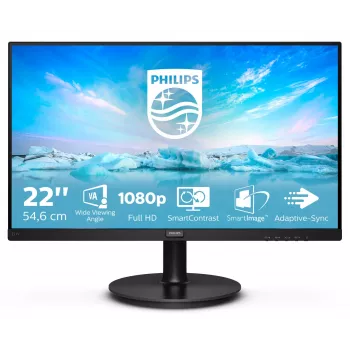 Philips V Line 221V8A/00 arvutimonitor 54,6 cm (21,5 tolli) 1920 x 1080 pikslit Full HD LED must