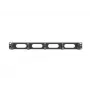 Kaablihalduspaneel LANBERG AK-1205-B, 1U metallist, 19 tolli (482,6 mm) laius, 80 mm sügavus, must
