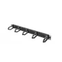 Harjapaneel LANBERG AK-1203-B — 19-tolline 1U metallist kaablikorraldaja, must