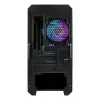 GENESIS Irid 503 ARGB Micro Tower Must, Läbipaistev
