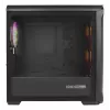 GENESIS Irid 503 ARGB Micro Tower Must, Läbipaistev