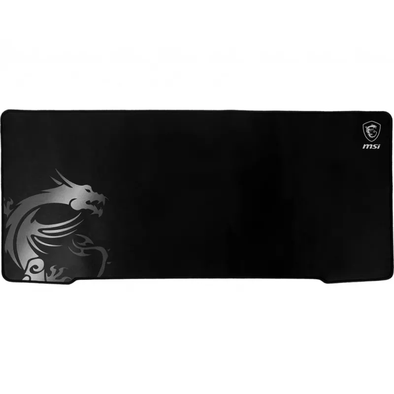 MSI AGILITY GD70 Pro mänguhiirematt '900 mm x 400 mm, Pro-mängija siidpind, ikooniline draakonidisain, libisemiskindel ja põrutusi summutav kummist alus, tugevdatud õmmeldud servad'
